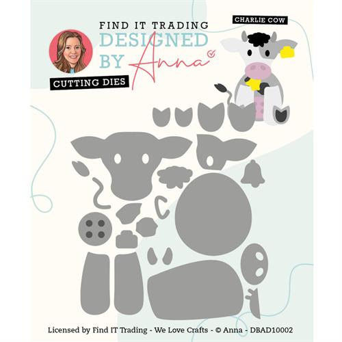Designed by Anna - Die Charlie Cow - DBAD10002