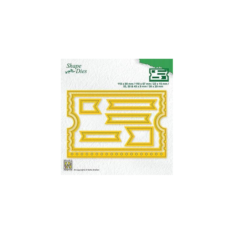 Nellie's Choice - Die Ticket Booklet - SD178