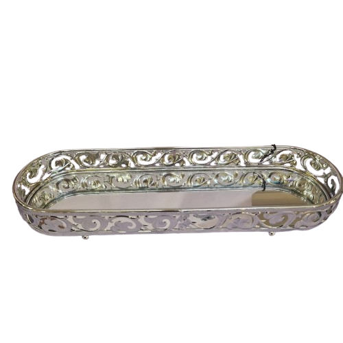 Casanova - Spejfad Sølv - 11 x 38 Cm.