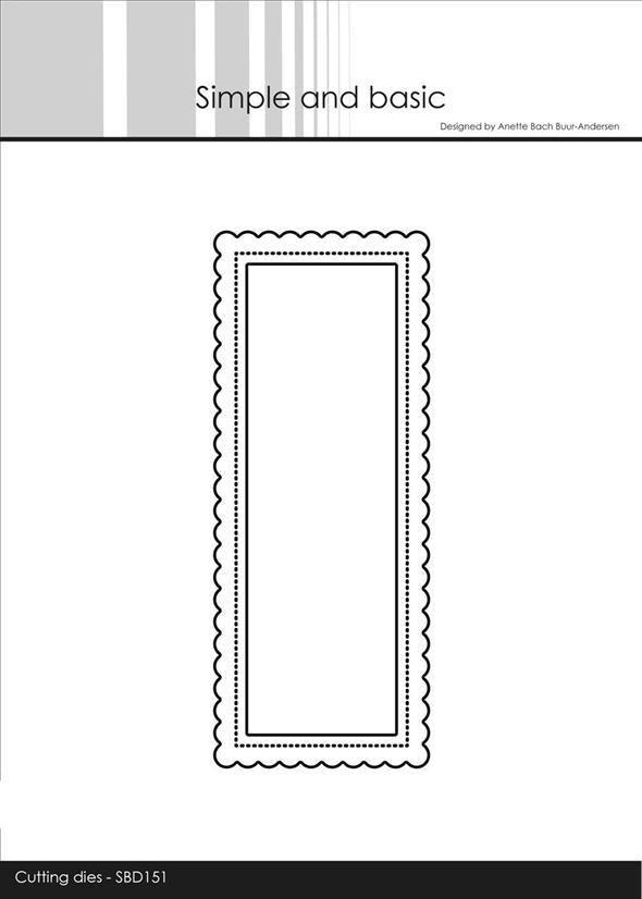 Simple and Basic - Die Mini Slimcard Add-On - SBD151