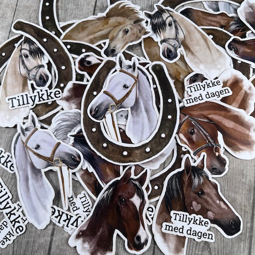 3D Udstansninger Heste DanCuts