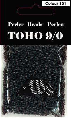 Toho - Perler 9/0 - Farve 801 A