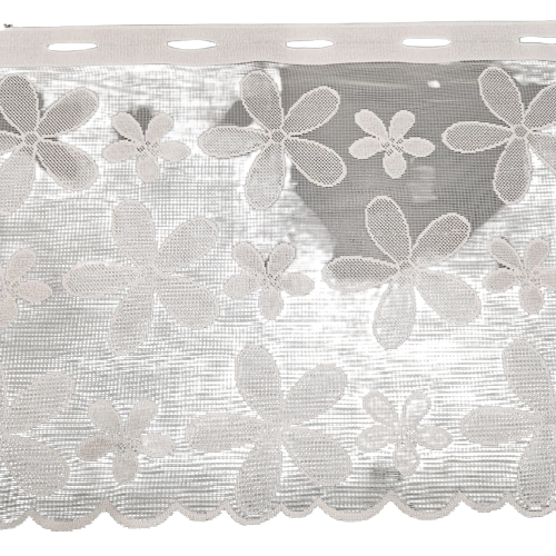 Gardinlageret - Cafégardin Hvid H35 Cm. 2061 - Pr. Meter