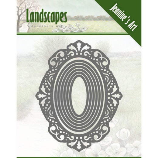 Jeanines Art - Die Mini Frame Oval - JAD10052