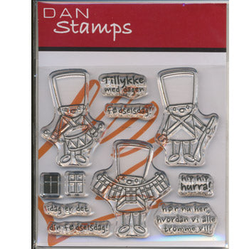Dan Stamp - Stempel Garder Tillykke - 7811