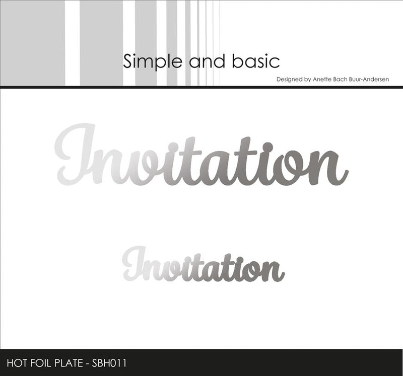 Simple and Basic Hot Foil SBH011