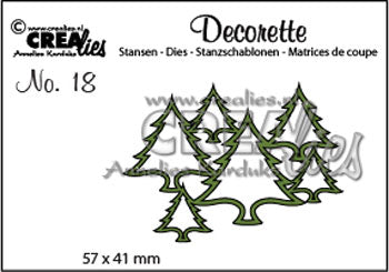 Crealies - Die Juletræer - CLDR18