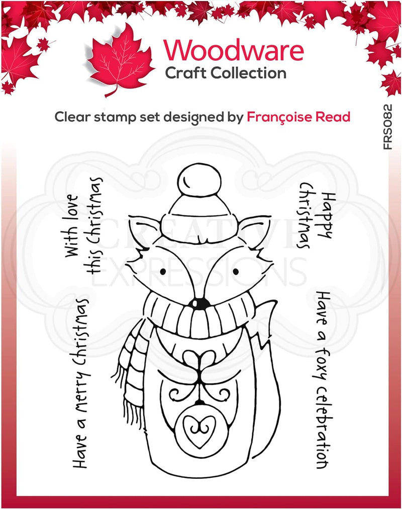 Woodware - Stempel Foxy Christmas - FRS082