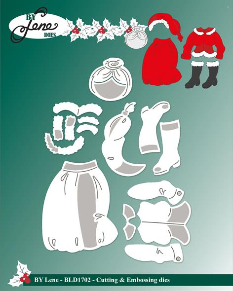 By Lene - Die Mother Christmas Clothes - BLD1702