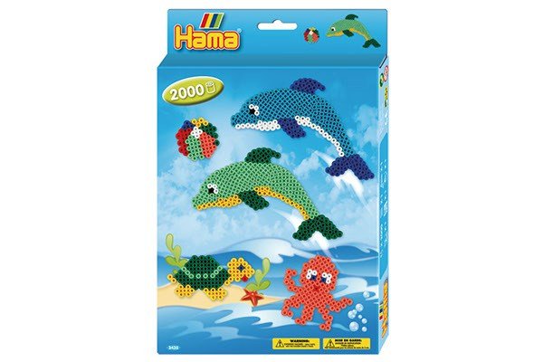 Hama - Perlesæt Delfiner - 3435