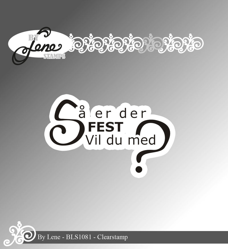 By Lene - Stempel Dansk Tekst - BLS1081