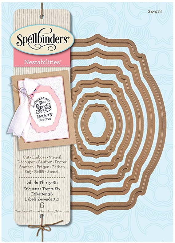 Spellbinders - Die Labels Thirty-Six - S4-418