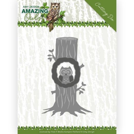 Amy Design - Die Owl in Tree - ADD10218