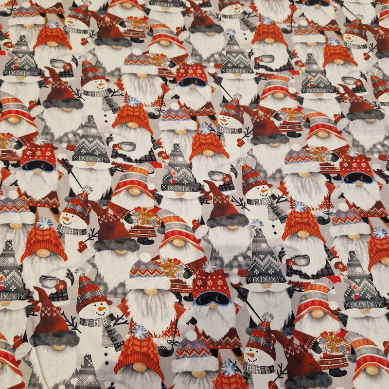 Timeless Treasures - Patchworkstof Nordic Gnomes #2636 - 2885-MUL