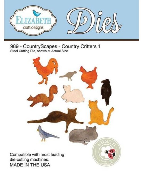 Elizabeth Craft Designs - Die Country Critters - 989