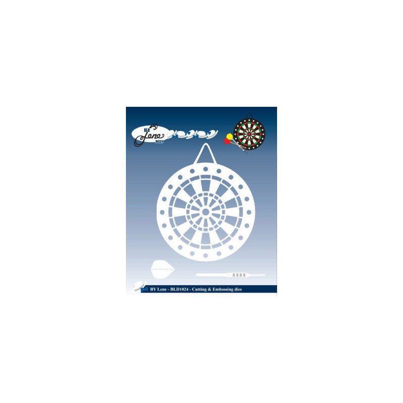 By Lene - Die Dartboard & Arrows - BLD1024