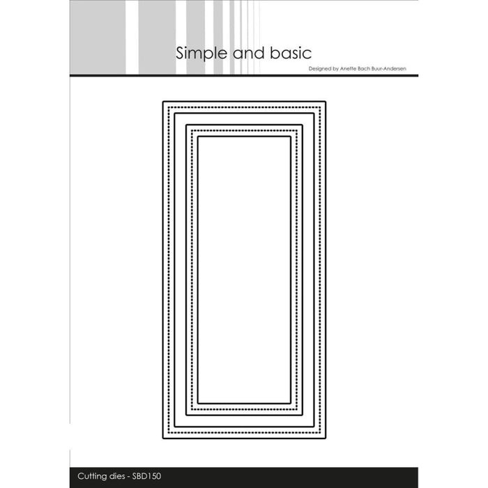 Simple and Basic - Die Frames Mini Slimcard - SBD150