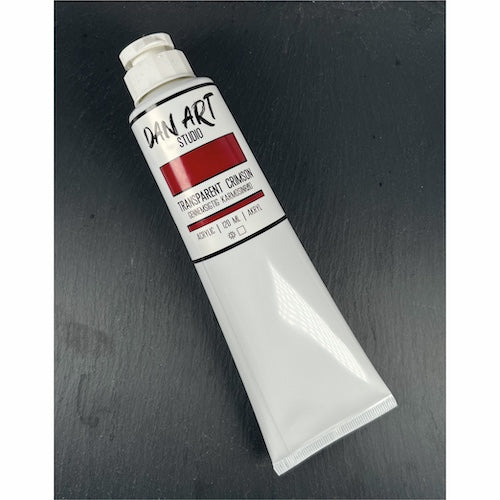 Dan Art - Akrylmaling 120 Ml. - Transparent Crimson