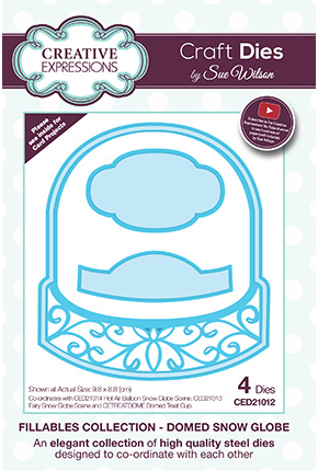 Creative Expressions - Die Domed Snow Globe - CED21012