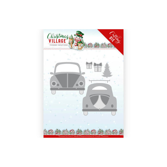 Yvonne Creations - Die Christmas Car - YCD10207