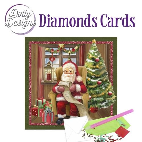 Dotty Design - Diamonds Cards Julemandens Liste - DDDC1153
