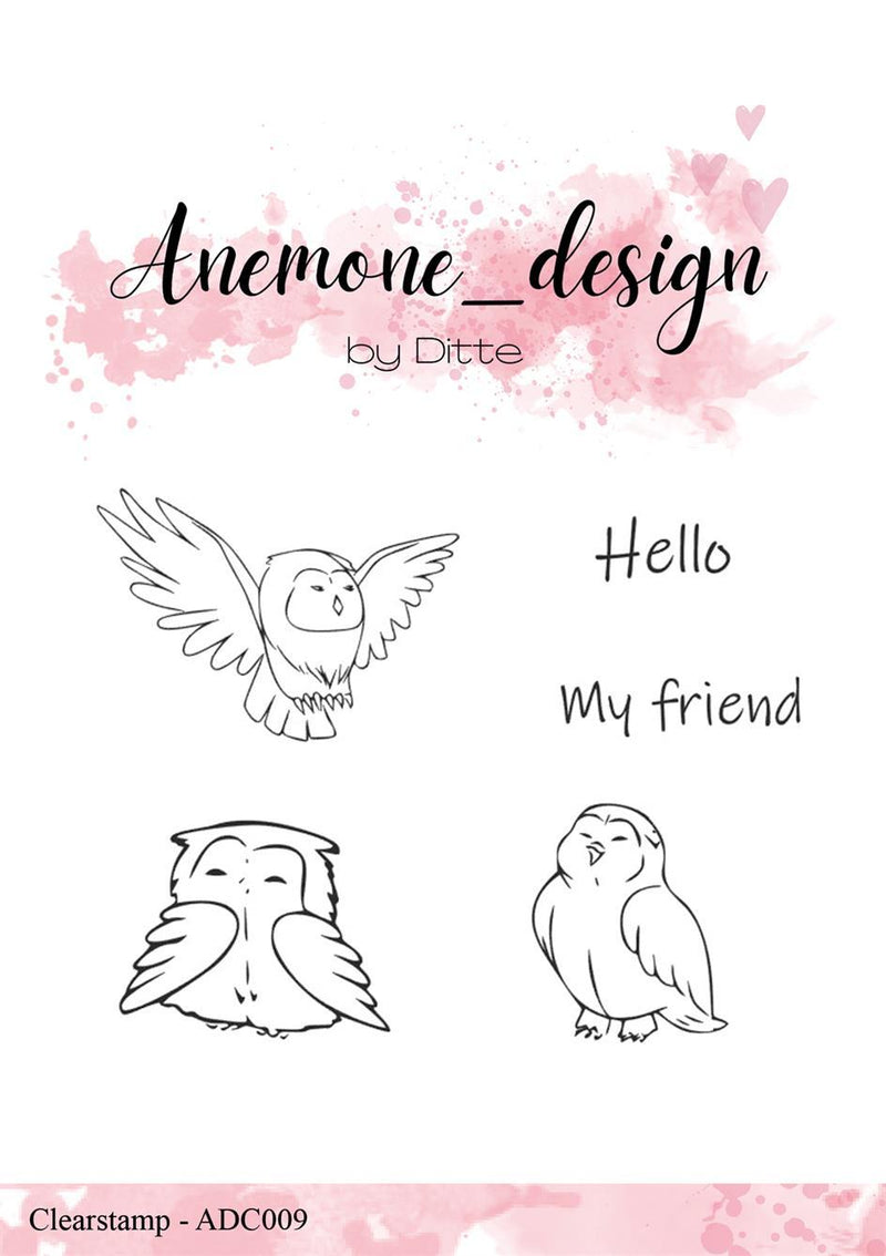 Anemone Design - Stempel Owls - ADC009