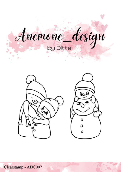 Anemone Design - Stempel The Snowman Family - ADC007