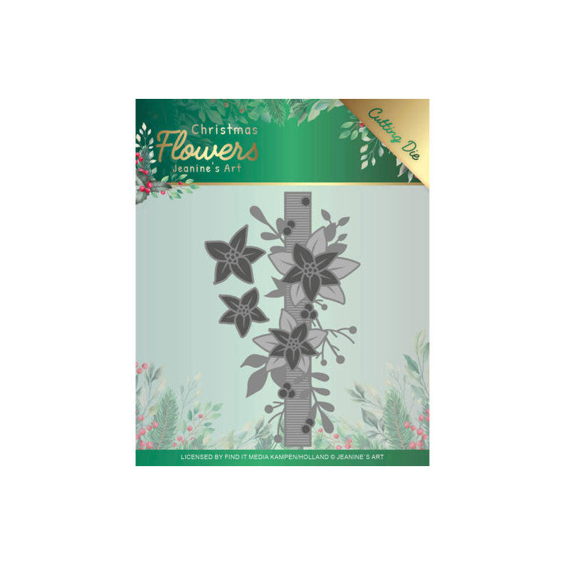 Jeanines Art - Die Poinsettia Border - JAD10105