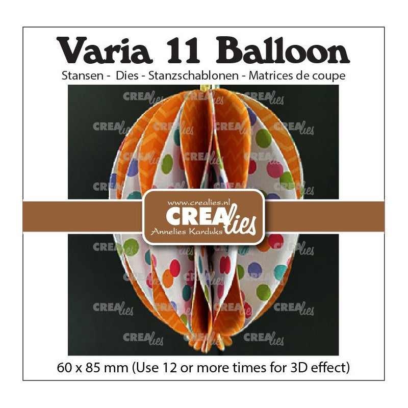 Crealies - Die 3D Balloon - CLVAR11