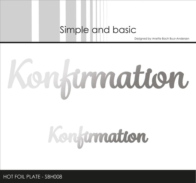Simple and Basic Hot Foil SBH008