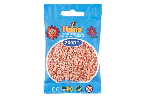 Hama - Mini Perler 2000 Stk. Mat Rosa - 501-26