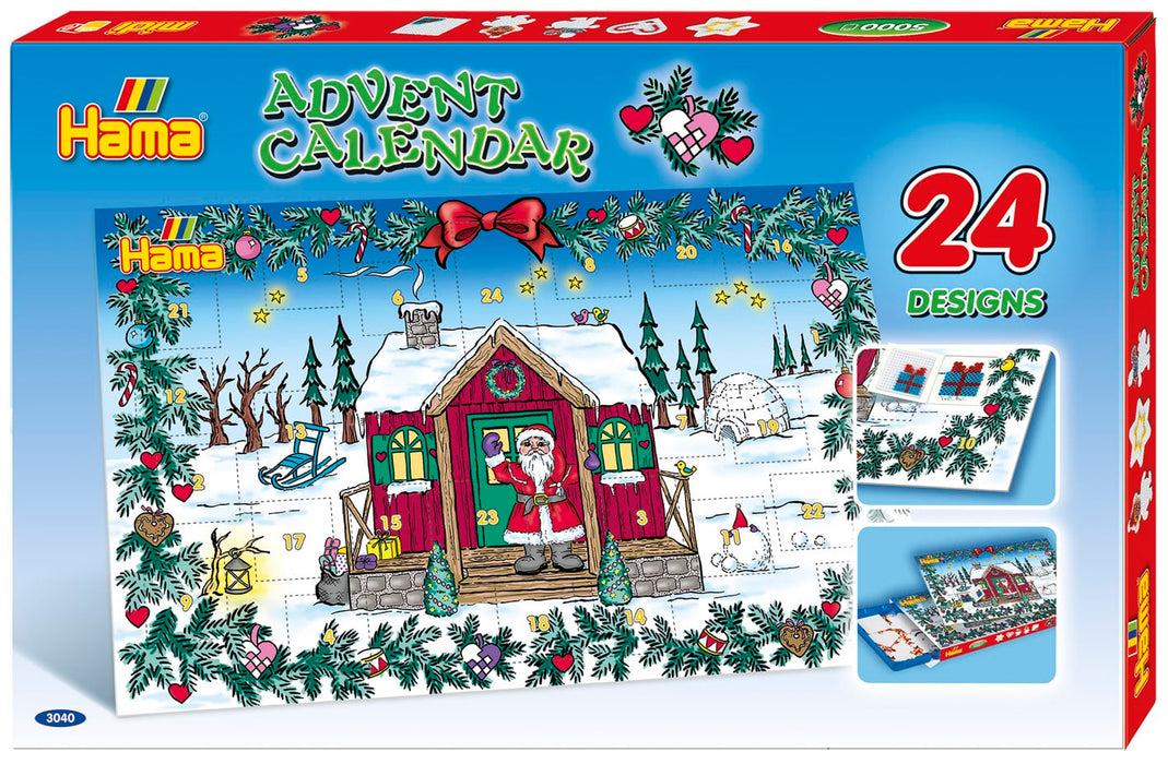 Hama - Julekalender 24 Designs - 3040