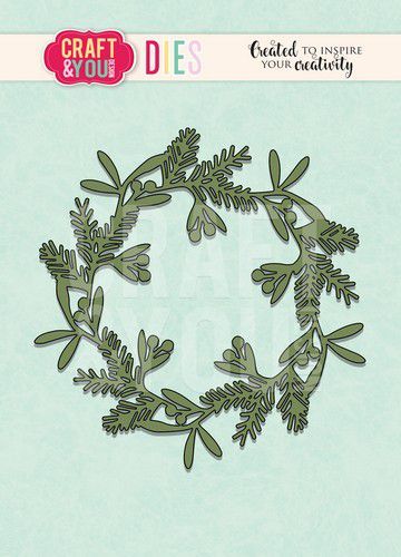 Craft & You - Die Mixed Wreath - CW094