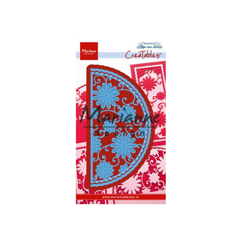 Marianne Design - Die Anja's Flower Demi Circle - LR0517