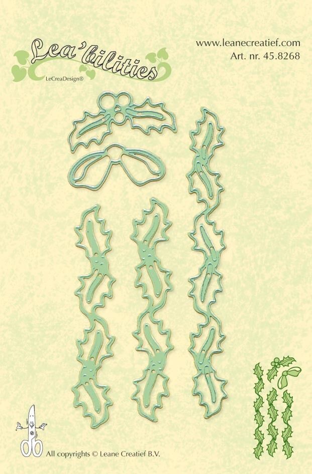 Leane Design - Die Border/Corner Holly - 45.8268