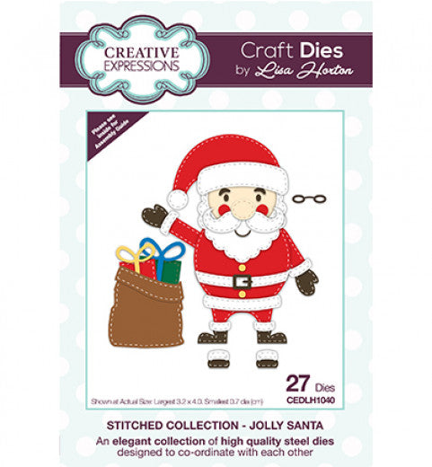 Creative Expressions - Die Jolly Santa - CEDLH1040