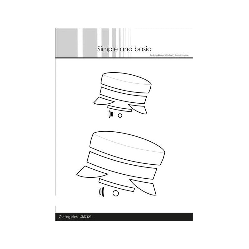 Simple and Basic - Die Student Cap From Side - SBD421