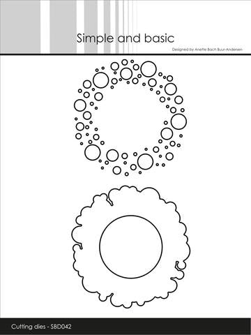 Simple and Basic - Die Patterned Frames Circles - SBD042