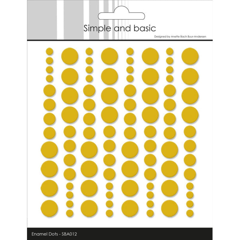 Simple and Basic - Enamel Dots SBA012 - Gul