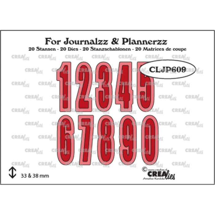 Crealies - Die Numbers & Shadows - CLJP609