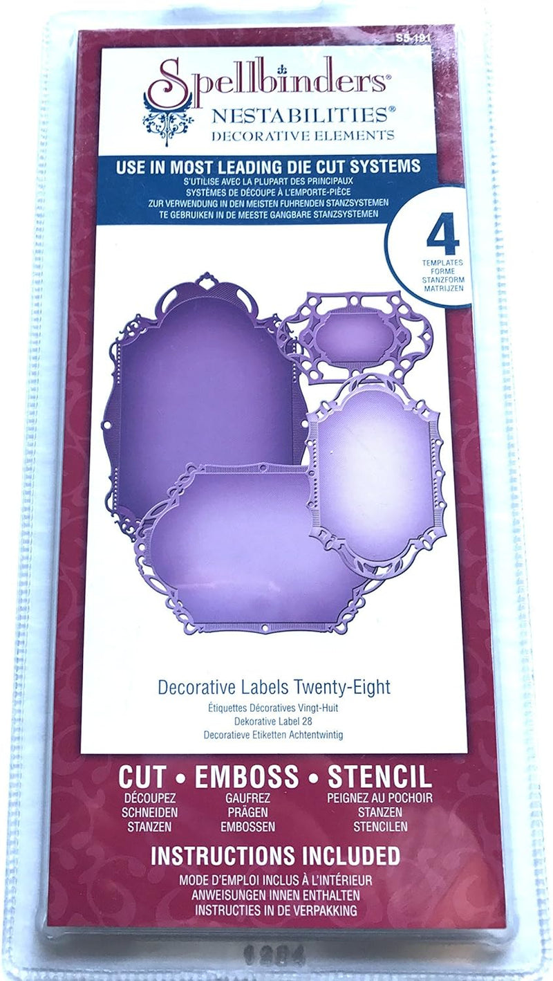 Spellbinders - Die Decorative Labels - S5-191