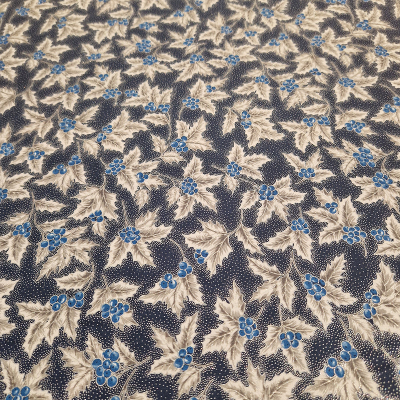 Robert Kaufman - Patchworkstof Holiday Flourish 13 Navy - 19258-9