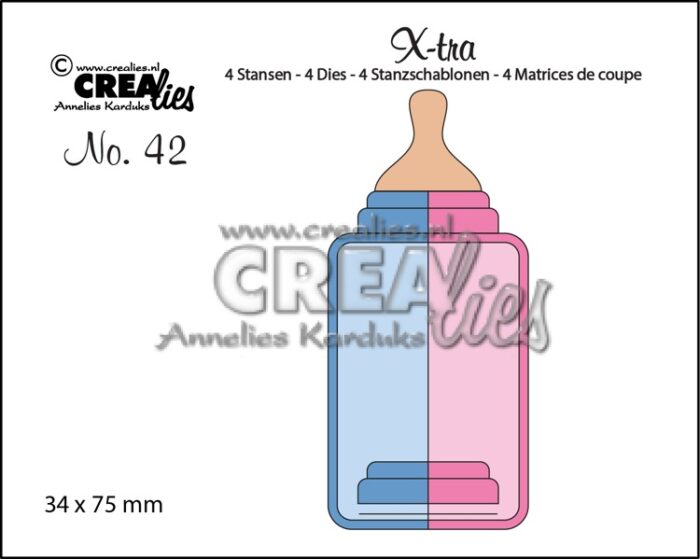 Crealies - Die Baby Bottle - CLXtra42