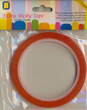 Danmore - Extra Sticky Dobbeltklæbende Tape - 9 Mm. x 10 M.