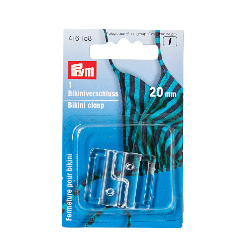 Prym - Bikini Lukning 20 Mm. - Transparent