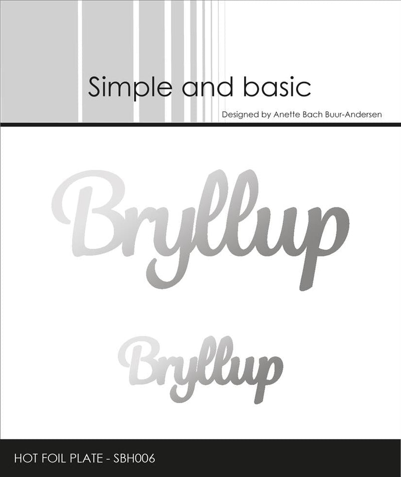 Simple and Basic Hot Foil SBH006