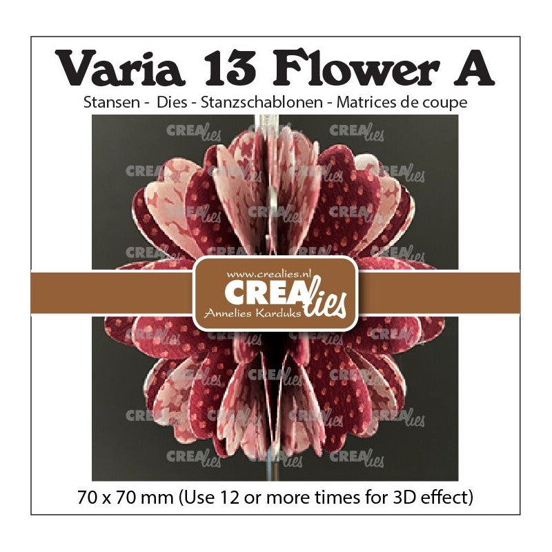 Crealies - Die 3D Flower A - CLVAR13