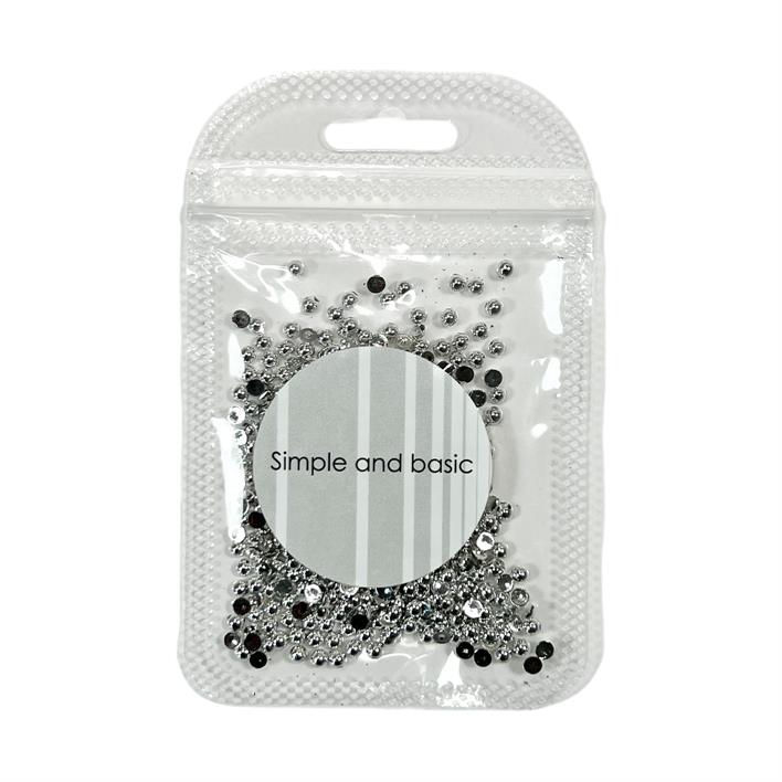 Simple and Basic - Half Pearl SBA531 - Silver 3 Mm.