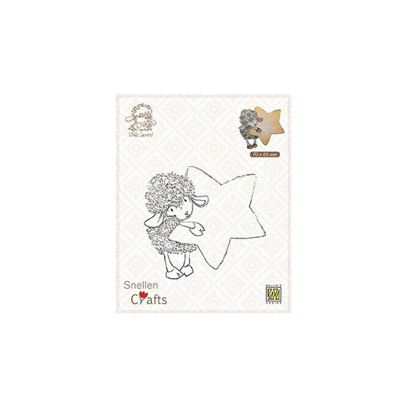 Nellie's Choice - Stempel Lammy with Star - SCLOLA006
