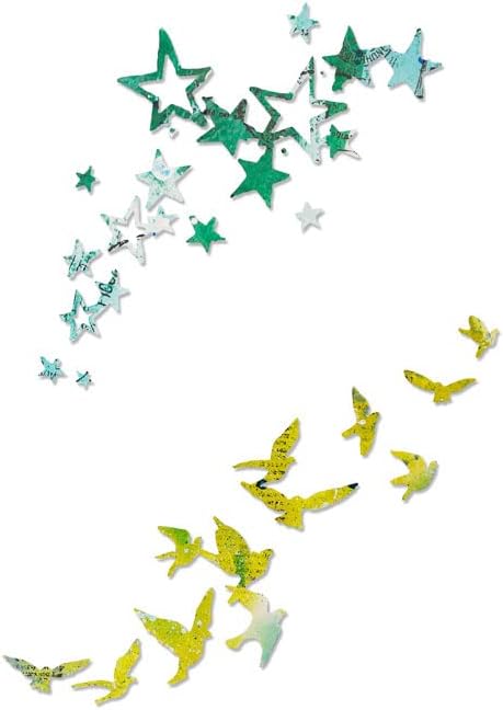Sizzix - Die Birds and Stars - 662673